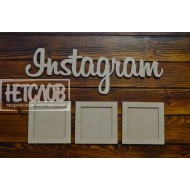 Фоторамка "Instagram" , рамки 9 штук