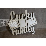 Фоторамка "Lucku Family"