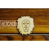Заготовка (основа) для броши "Лев"