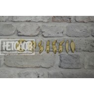 Заготовка  для броши "Зайцы и морковки". Набор 6+2шт