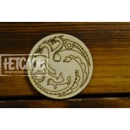 Заготовка (основа) для броши "Знак Таргариенов"
