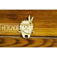 Заготовка (основа) для броши  "Ёжик"