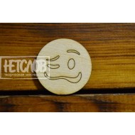 Заготовка для броши "Смайлик"