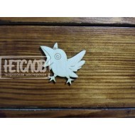 Заготовка для броши   "Ворон" 