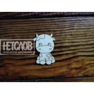 Заготовка для броши "Бычок"